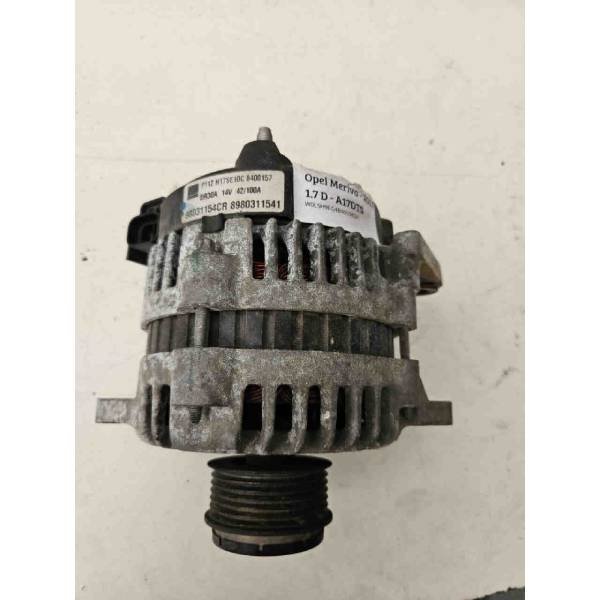 ALTERNATORE OPEL Meriva 3° Serie 8400157 diesel 1.7 (10>) 3669859