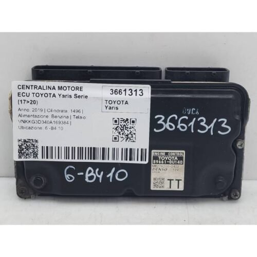 CENTRALINA MOTORE ECU TOYOTA Yaris Serie 896610U140 2NRFKE Benzina 1496 (17>20) 3661313 CENTRALINA MOTORE ECU TOYOTA Yaris Serie 896610U140 2NRFKE Benzina 1496 (17>20) 3661313
