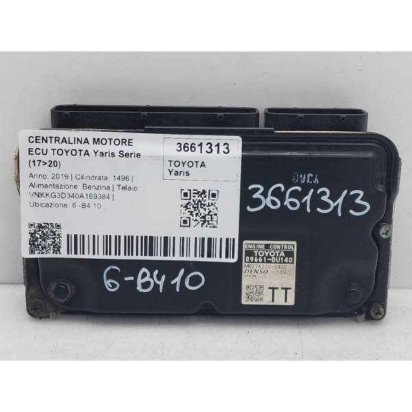 CENTRALINA MOTORE ECU TOYOTA Yaris Serie 896610U140 2NRFKE Benzina 1496 (17>20) 3661313 CENTRALINA MOTORE ECU TOYOTA Yaris Serie 896610U140 2NRFKE Benzina 1496 (17>20) 3661313