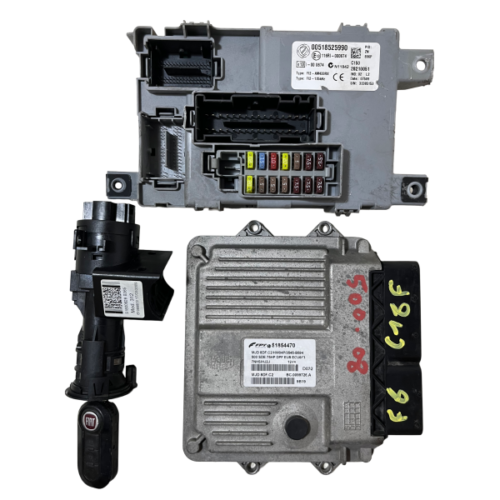 KIT CENTRALINA MOTORE FIAT 500 Serie 51854470//518525990//51800628 Diesel 1.3 (07>14) 3654809 KIT CENTRALINA MOTORE FIAT 500 Serie 51854470//518525990//51800628 Diesel 1.3 (07>14) 3654809