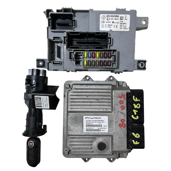 KIT CENTRALINA MOTORE FIAT 500 Serie 51854470//518525990//51800628 Diesel 1.3 (07>14) 3654809