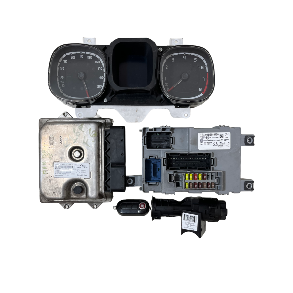 KIT CENTRALINA MOTORE FIAT Panda 3° Serie 51986256//519584720//518006280//51945592 Benzina 900 (12>) 3671060 KIT CENTRALINA MOTORE FIAT Panda 3° Serie 51986256//519584720//518006280//51945592 Benzina 900 (12>) 3671060