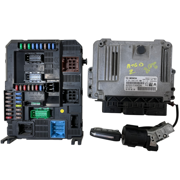 KIT CENTRALINA MOTORE PEUGEOT 208 Serie 9807886180//9807531680//9673257480 Diesel 1.4 (12>19) 3675160 KIT CENTRALINA MOTORE PEUGEOT 208 Serie 9807886180//9807531680//9673257480 Diesel 1.4 (12>19) 3675160