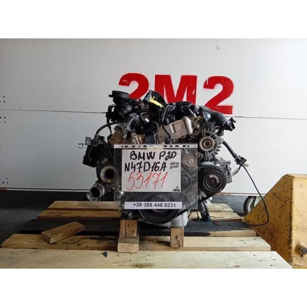 MOTORE COMPLETO BMW Serie 1 F20 N47D16A 116 CV 85 KW N47D16A diesel 16 (11>19) 3678284 MOTORE COMPLETO BMW Serie 1 F20 N47D16A 116 CV 85 KW N47D16A diesel 16 (11>19) 3678284