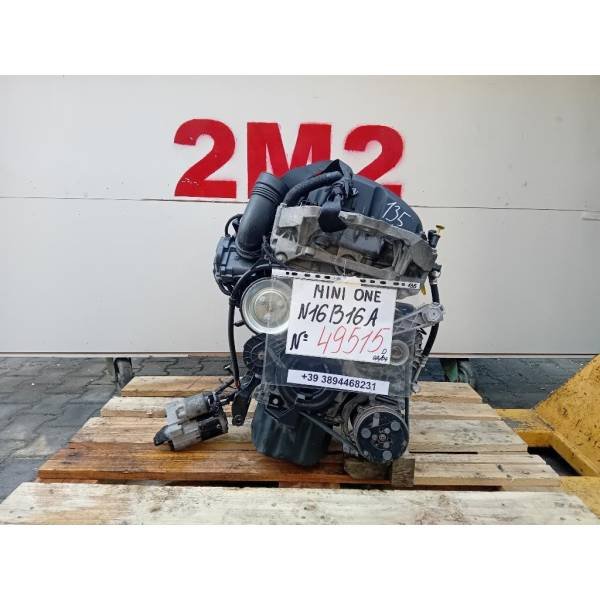 MOTORE COMPLETO MINI Countryman 1° Serie N16B16A 98 CV 73 KW N16B16A benzina 16 (10>) 3668058 MOTORE COMPLETO MINI Countryman 1° Serie N16B16A 98 CV 73 KW N16B16A benzina 16 (10>) 3668058