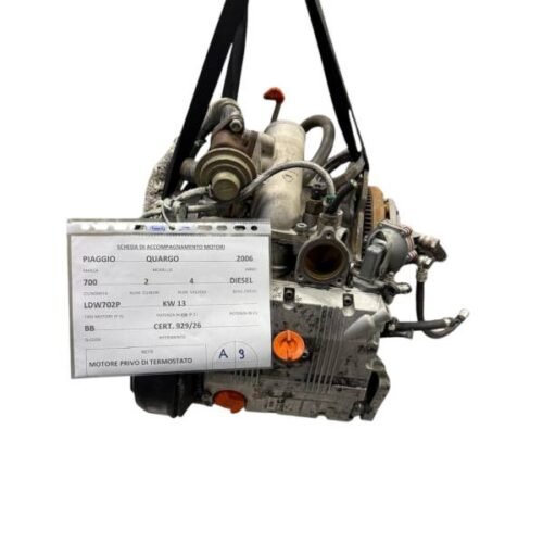 MOTORE COMPLETO PIAGGIO Quargo 1° Serie LDW702/P Diesel 686 (04>) 3683275 MOTORE COMPLETO PIAGGIO Quargo 1° Serie LDW702/P Diesel 686 (04>) 3683275