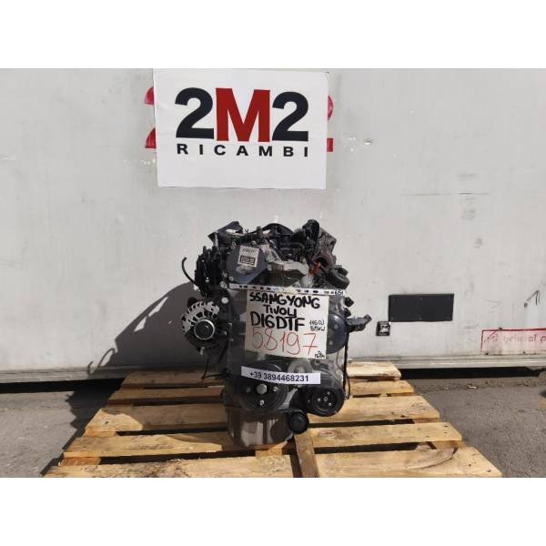 MOTORE COMPLETO SSANGYONG Tivoli Serie D16DTF 116 CV 85 KW D16DTF diesel 16 (15>) 3667473 MOTORE COMPLETO SSANGYONG Tivoli Serie D16DTF 116 CV 85 KW D16DTF diesel 16 (15>) 3667473