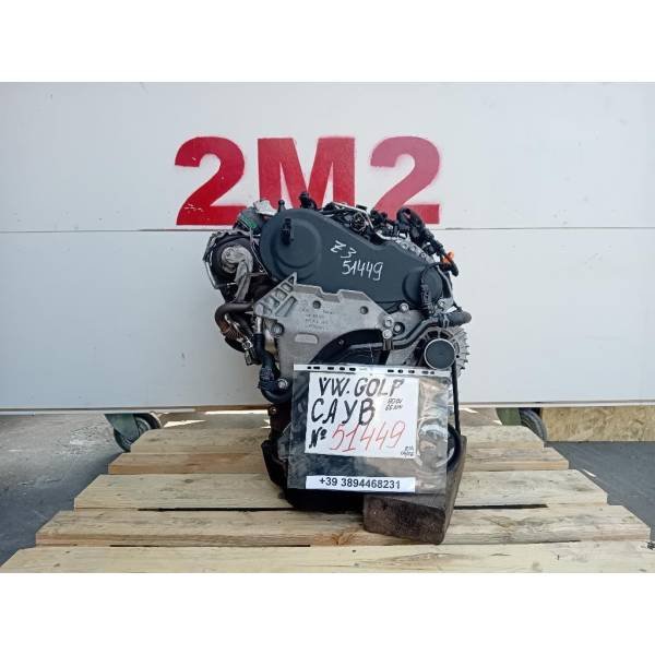 MOTORE COMPLETO VOLKSWAGEN Golf 6 Berlina CAYB 90 CV 66 KW CAYB diesel 16 (08>12) 3667433 MOTORE COMPLETO VOLKSWAGEN Golf 6 Berlina CAYB 90 CV 66 KW CAYB diesel 16 (08>12) 3667433
