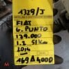 Motore 169A4000 179.000 km FIAT PUNTO 199 2012-2018 1.2 BENZINA 51kW (104067)
