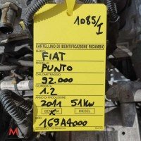 Motore 169A4000 92.000 km FIAT PUNTO 2003-2011 1.2 BENZINA 51kW usato (94153) Motore 169A4000 92.000 km FIAT PUNTO 2003-2011 1.2 BENZINA 51kW usato (94153)