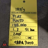 Motore 188A9000 188.000 km FIAT PUNTO 188 2003-2007 1.3 DIESEL 51kW (104199)