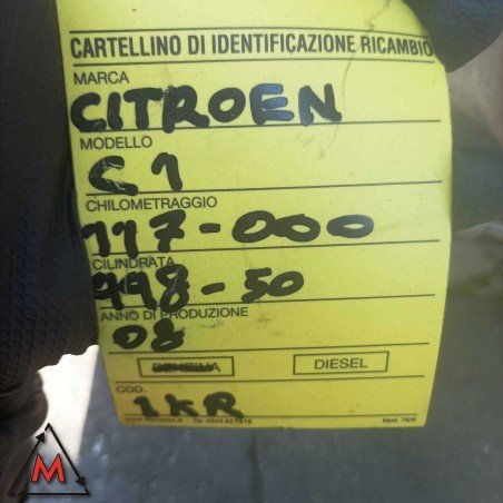 Motore 1KR 117.000 km CITROEN C1 MK1 2005-2014 1.0 BENZINA 50kW usato (105038)