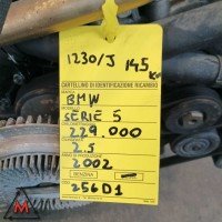 Motore 256D1 229.000km BMW SERIE 5 E39 1998-2003 2.5 DIESEL 145kW usato (104006) Motore 256D1 229.000km BMW SERIE 5 E39 1998-2003 2.5 DIESEL 145kW usato (104006)