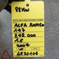 Motore AR32104 245.000 km ALFA ROMEO 147 MK1 2000-2005 1.6 BENZINA 88kW (104064)