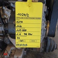 Motore AR33503 112.000 km ALFA ROMEO 1997-98 146 1.4 Benzina 76kW usato (91605) Motore AR33503 112.000 km ALFA ROMEO 1997-98 146 1.4 Benzina 76kW usato (91605)