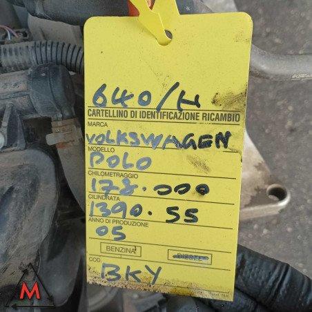 Motore BKY km 178000 Volkswagen Polo Mk4 9N 2001-2009 1.4 benzina usato (82770)