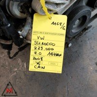 Motore CAW 229.000 km VOLKSWAGEN SCIROCCO 2008-2014 2.0 BENZINA 147kW (104026) Motore CAW 229.000 km VOLKSWAGEN SCIROCCO 2008-2014 2.0 BENZINA 147kW (104026)