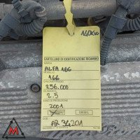 Motore COMPLETO AR34201 256.000km ALFA ROMEO 166 1998-03 2.5 BENZINA 140kW 94079 Motore COMPLETO AR34201 256.000km ALFA ROMEO 166 1998-03 2.5 BENZINA 140kW 94079