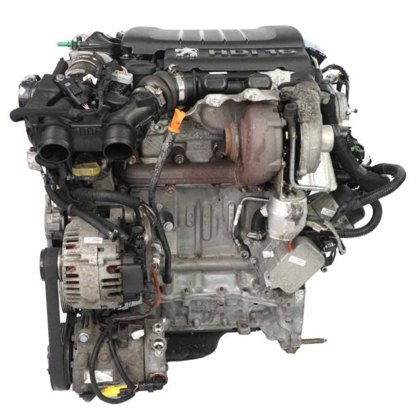 Motore completo Peugeot 307 1.6 HDi 9HZ DV6TED4 — 0135GL