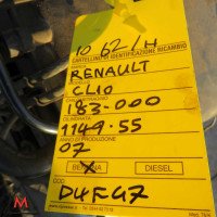 Motore D4FG7 183000 km Renault Clio Mk3 2005-2012 1.2 benzina 55kw usato (80426)