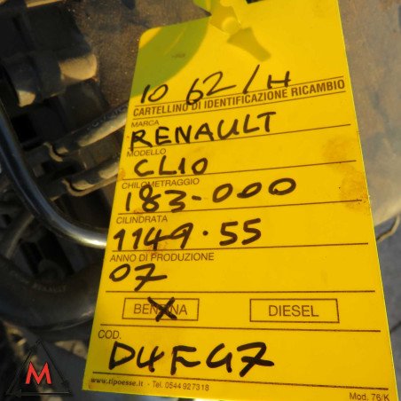 Motore D4FG7 183000 km Renault Clio Mk3 2005-2012 1.2 benzina 55kw usato (80426)