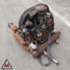 Motore d'epoca D per VOLKSWAGEN MAGGIOLINO 1.6 BENZINA usato (107356)