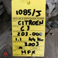 Motore HFX 203.000km CITROEN C3 MK1 2002-2005 1.1 BENZINA 44,10kW usato (104221)