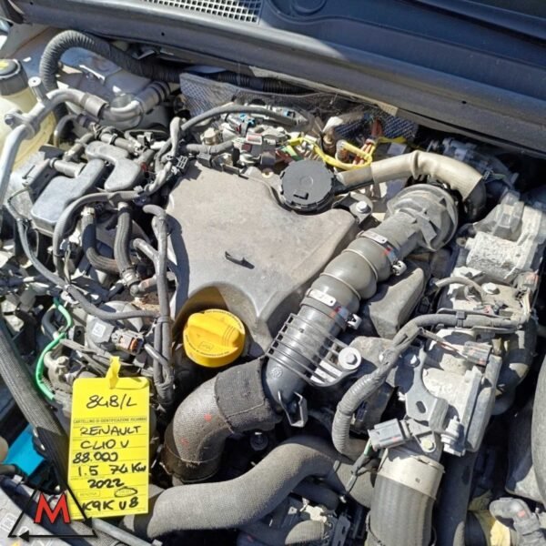 Motore K9K U8 88.000 km RENAULT CLIO V 2021- 1.5 DIESEL 74kW (123938)