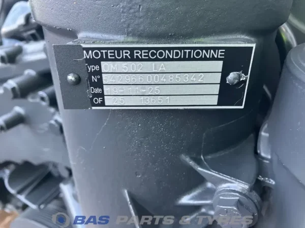 Motore Mercedes OM502 542.966 500 Diesel 550 CV — F0001713 Motore Mercedes OM502 542.966 500 Diesel 550 CV — F0001713